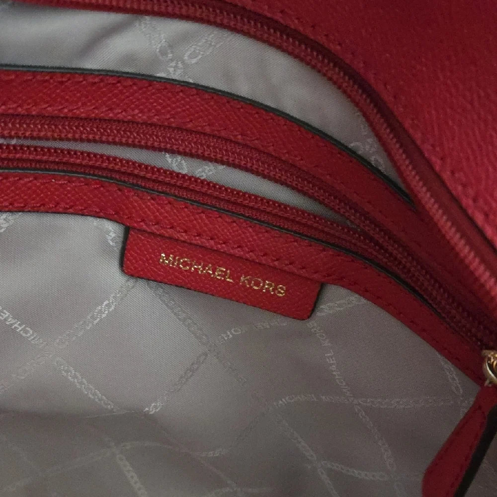 Michael Kors Red Tote Bag